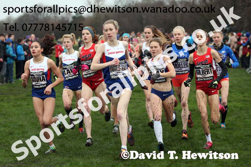 Junior womens Great Edinburgh Cross Country. Photo: David T. Hewitson/Sports for All Pics